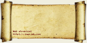 Kristina Bojanić vizit kartica